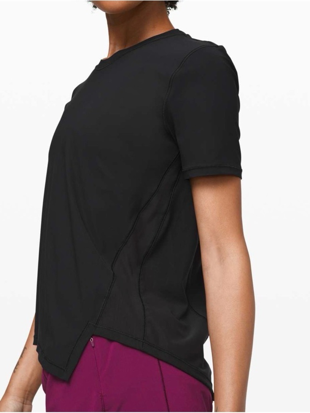 Lululemon Angle Your Strength Short Sleeve Tee.